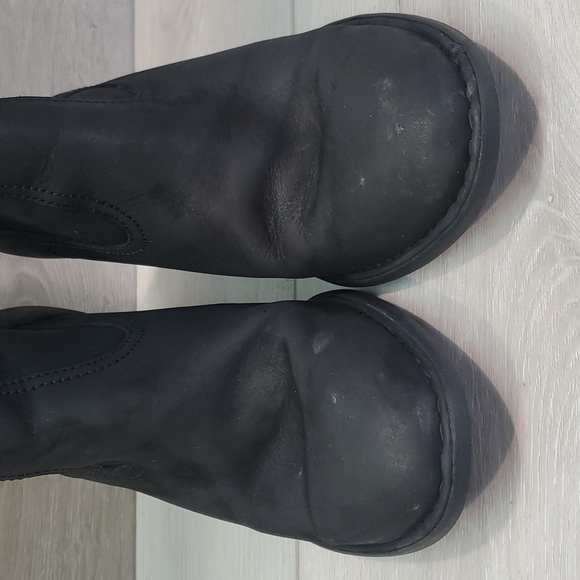 Born Women Allegra Leather Comfort Heels shoes boots sz 8 - Picture 4 of 15